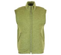 Flomax - Boiled Wool Zipped Vest - Wool vest size L, olive