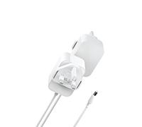 Flomiara 12V 2A Power Supply Adapter, AC/DC Adapter 100-240V 50/60Hz with 1.5 M Cable, 5.5mm x 2.1mm Openreach Power Cable for LED Strips/Security Camera Monitor/Wireless Routers/WIFI IP/Audio, White