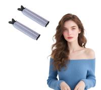Flomiara 2 Pack Volumizing Hair Roller Clips Woman, Daily USE Volume Hair Clip, Easy Operate Travel Roller Clip Use Unique skin Volume Clips Tone Design For Long, Short Curlers Hair (Black)