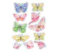 Flomiara 2PCS Anti-Collision Window Stickers, PVC Self-Adhesive Butterfly Clings, Rainbow Sticker, Butterflyr Prism Window Suncatcher Stickers, Prevent Birds People from Hitting Glass(Colorful)