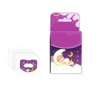 Flomiara 30 Tablets Child Mouth Tape for Sleeping, Sleep Tape Mouth Breathing, Skin-Friendly, Non-Irritating, Safe and Comfortable, Recovery-Strong Gentle Shape(Violet)