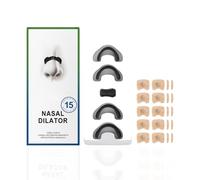 Flomiara Magnetic Nose Strips, Magnetic Nasal Strips 30 Magnetic Nose Stickers. Anti Snoring Devices Reduce Snoring, Improve Sleep Quality Sweat Resistant, Skin Friendly, Safe Any Group People