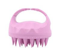 Flomiara Scalp Massager for Hair Growth, Head Massager Soft Silicone Teeths, Scrubber for Thick Thin, Dandruff Brush Silicone Hair Scrubber Works on Wet/Dry Hair (Purple)