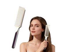 Flomiara Ultimate Detangler Hairbrush - For Wet & Dry Hair, Scalp Massage Comb Detangling Brush for All Hair Types - Two-Tiered Teeth Reduce Breakage & Eliminate Knots (Amber Gold)