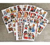 FLONZ Decoupage Paper Pack [18 Sheets 20x30cm] Awesome Cats Secret Life Paper for Decoupage and Craft Vintage Painting Illustration Art by Louis William Wain