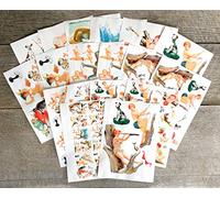 Flonz Decoupage Paper Pack [18 Sheets 20x30cm] Hilda Active Chubby Plus Size Sexy Red-Haired Pinup Girl