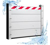 Flood Barrier 161-170cm Temporary Partition Gate Water Retaining Plate for Garage, Basement, Front Door, Driveway(Outside,163 * 40cm)