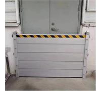 Flood Barrier Aluminum Removable Rescue Control for DrivewayOutdoor Temporary Partition Gate 80cm High Protection Water Deflector,H100cm,L10ft/3m