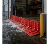 Flood Barrier, Commercial Waterproof Barrier Suitable for Construction Sites Warehouses Parking Lots(50-pcs)