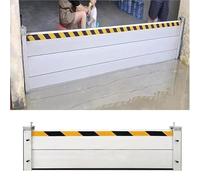 Flood Barrier Durable Aluminum Alloy Flood Defence Barrier on Doors Mobile Flood Protection Barrier Door Suitable for Garage Basement Front Door Driveway,A,240 * 40cm
