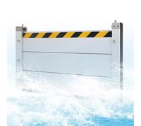 Flood Barrier Flood Barriers for Garage Flood Defence Barriers Reusable Door Flood Barrier Design with Reflective Warning Strip for Garage Basement Door Driveway,A,300 * 80cm
