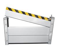 Flood Barrier,Flood Barriers for Garage Flood Defence,Reusable in heavy rain flood defence barriers,Aluminum alloy material for Garage, Basement, Front Door, Driveway,001,100 * 40