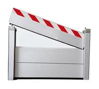 Flood Barrier for Doors Reusable Doorway Flood Protection Barriers Metal Vertical Flood Prevention Barrier Removable in Heavy Rain Flood Defence Barriers(L99cm)