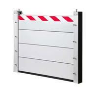Flood Barrier L 123cm x H 100cm, Heavy Duty Aluminum Flood Protection Stop Log System, Flood Barriers for Doors, Reusable Aluminum Flood Barriers/Gates for Home Doors