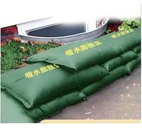 Flood Barrier Sandless Flood Expansion Bag Flood Control Fire Protection Emergency Canvas Bag Self-absorbing Water Bag 10 Pack(25x120cm)