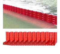 Flood Barrier, Water Shield Protection System, Quick Assembly for Garage Doorway Flood Prevention