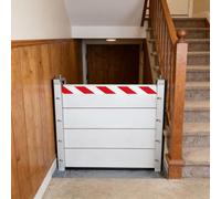 Flood Barriers for Doors 323x80cm Barriers, Aluminum Reusable Flood Barrier, Flood Protection Barrier Door Emergency Kit, Impact-resistant Removable Flood Panel Water Stopper Board