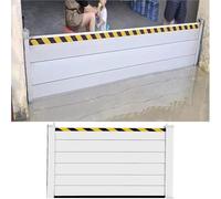 Flood Barriers For Doors Flood,Home Removable Temporary Dams,Reusable in heavy rain flood defence,Suitable for garage, basement, front door, driveway,H3.9ft(120cm),7.5ft(228.6cm)