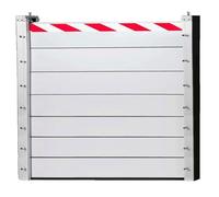 Flood Barriers for Doors L 173cm x H 140cm, Flood Protection Barrier, Aluminum Flood Protection Board, Home Flood Prevention Heavy Duty Waterproof, Easy Assembly and Disassembly