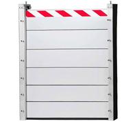Flood Barriers for Doors L 398cm x H 120cm, Flood Protection Barrier, Aluminum Flood Protection Board, Home Flood Prevention Heavy Duty Waterproof, Easy Assembly and Disassembly