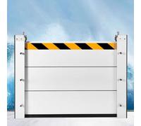Flood Barriers for Home, Aluminum Flood Protection Barriers Reusable, Water Barriers Door fFor Flooding Removable, for Basement, Garage Door, Front Entry(90x39.4in/229x100cm)