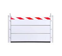 Flood Barriers for Home Exterior - 177cm Long Dam Easy Flood Barrier for Home - Reusable Garage Door Water Barriers Aluminum Alloy Quick Flood Barrier Panel(177 * 60cm)