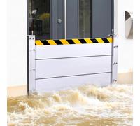 Flood Barriers for Home Exterior, Flood Protection Barrier Panels Reusable, Heavy Duty Aluminum Water Barriers for Flooding, for Garage Doors Doorway Driveway(120x60cm)