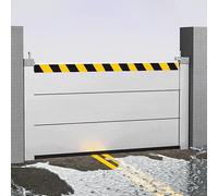 Flood Barriers for Home Exterior, Flood Protection Panel, Aluminum Reusable Water Barriers for Outdoor, for Basement, Garage Door, Front Entry(30x15.7in/76x40cm)