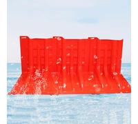 Flood Barriers Kit for Home, L Shaped Thickened ABS Removable Flood Protection Barrier, Reusable Emergency Block Water Board for Underground Passages, Garden Gates, Shopping Malls(8 PCS)