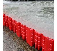 Flood Barriers, L-Shaped Plastic ABS, for River Diversion, Dams(4 pcs)