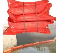 Flood Barriers - PVC Oil Fences, Floating Garbage Fences for River Use, 10m Length, 110cm Height, Multiple Independent Airbags for Effective Water Containment
