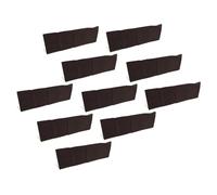 Flood Control Sandbags, Thickened Drawstring Empty Flood Sandbags Liner for Basement for Door (Brown)