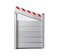 Flood Defence Barriers for Doors L 133cm * H 120cm Flood Protection, Aluminum Flood Barrier for Garage Home, Removable Flood Prevention Door, Reusable Anti-Flood Flap for Garden/Gate/Basement