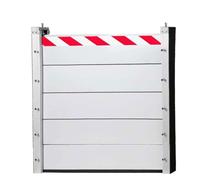 Flood Defence Barriers for Doors L 297cm * H 100cm Flood Protection, Aluminum Flood Barrier for Garage Home, Removable Flood Prevention Door, Reusable Anti-Flood Flap for Garden/Gate/Basement