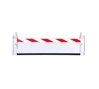 Flood Defence Barriers for Doors L 321cm * H 20cm Flood Protection, Aluminum Flood Barrier for Garage Home, Removable Flood Prevention Door, Reusable Anti-Flood Flap for Garden/Gate/Basement