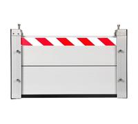 Flood Defence L 300cm x H 40cm, Aluminium Flood Board, Portable Flood Barrier, Door Flood Barrier, Flood Defence System, Flood Panel, Features integrated seals, Flood Protection for house, business