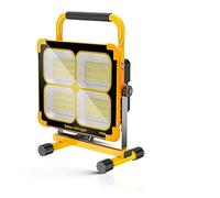 Flood Light Outdoor, 1000W LED Portable Rechargeable Solar Floodlight Spotlight Battery Powered Searchlight Outdoor Work Lamp Camping Lantern for Garage, Yard(1000W Solar Charge)