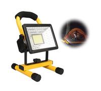 Flood Light Outdoor, 60W LED Portable Rechargeable Floodlight Waterproof Spotlight Battery Powered Searchlight Outdoor Work Lamp Camping Lantern for Garage, Yard