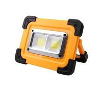 Flood Light Outdoor, Solar Outdoor Projector COB LED 50W Rechargeable Battery Flood Light Spotlight LED Magnetic Work Light with 6000mAh Power Bank for Garage, Yard(W584_50W)