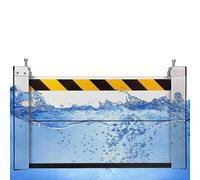 Flood Prevention Barrier Flood Barriers Can Be Reused in Heavy Rain Doorway Flood Protection Barriers Flood Barriers with Reflective Warning Strip for Indoors Outdoors,A,230 * 40cm
