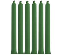 Flood Prevention Sand bags, Reusable Long Canvas Sandbags for Flooding with Binding Elastic Band, for Rainy Season, Doors, Garage and Garden Rain Water Control-6pcs/215cm