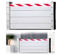 Flood Protection Baffle 170/180/190/200/210/220cm Garage Door Home Flood Barriers Exterior Flood Protection Barrier Water Stopper Flood Barrier(H 80,L 180cm)