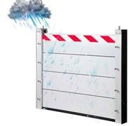 Flood Protection Baffle 80-120cm Aluminum Flood Barriers Industrial Heavy Duty Flood Defence Dams Kit Customizable(Outside,80 * 80cm)