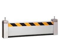 Flood Protection Barrier,Custom Flood Protection Barriers for Basement & Garage Door, Reusable Aluminum Flood Shield Panel, Water Prevention (Height 0.6ft, Length 5.5ft)