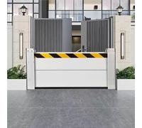 Flood Protection Barrier Door Aluminum Alloy Material Basement Windows Flood Protection Barrier Removal Suitable for Garage Basement Front Door Driveway and Other Places,Silver,150x100cm
