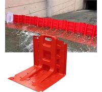 Flood Protection Barrier - Emergency Water Barrier for Quick Installation, ABS Plastic L-Shaped Baffle for River Diversion and Protection in Garages and Basements