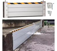 Flood Protection Barrier Flood barriers for garage, Door flood barrier, flood defence, Suitable for garage, basement, front door, driveway,H 2ft (60cm),167.6cm