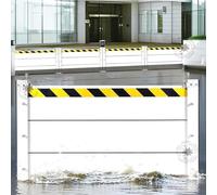 Flood Protection Barrier Portable Durable Flood Barrier Flood Protection Baffle Aluminum Reusable Flood Garage Door Flood Barrier Threshold Flood Flood Barrier,OUTSIDE MOUNT,100 * 60cm