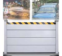 Flood Protection Barrier Water, Aluminum Flood Barrier Flood Gate, for Home Property Protection, Garage Business Underground Passage Flood Protection Emergency Device,H80cm,L10ft/3m