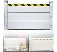 Flood Protection Barrier Water Door Flood Barrier Flood Defence Reusable in Heavy Rain Flood Defence Suitable for Garage Basement Front Door Driveway Easy To Install,A,260 * 100cm